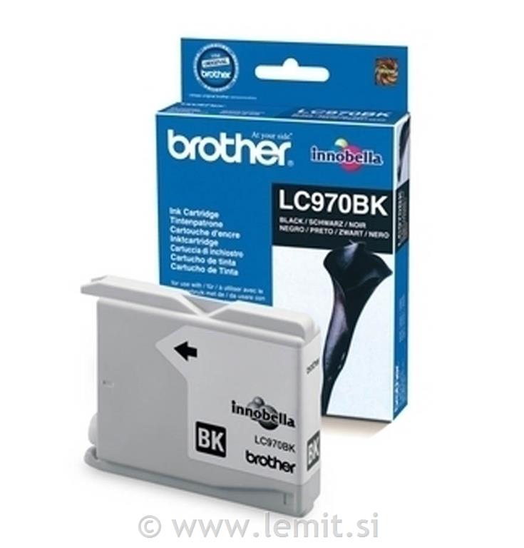Brother Kartuša LC970BK, črna, 350 str.