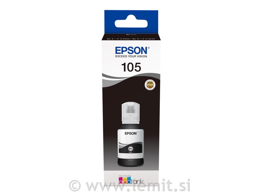 EPSON 105 črnilo, pigment črna, 140ml