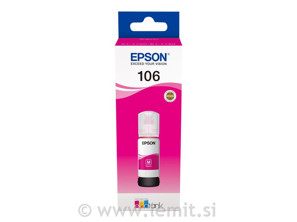 EPSON 106 EcoTank Magenta ink flaška