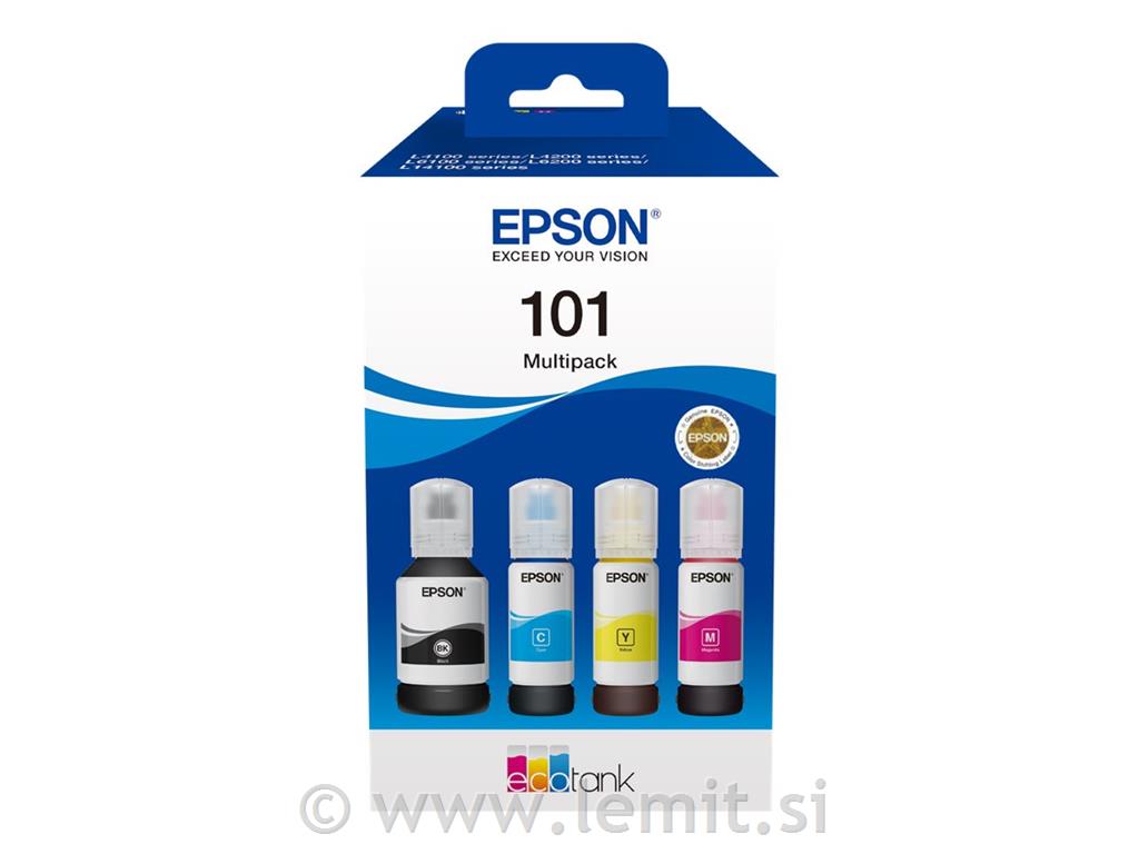EPSON 101 črnila, BK/C/M/Y komplet