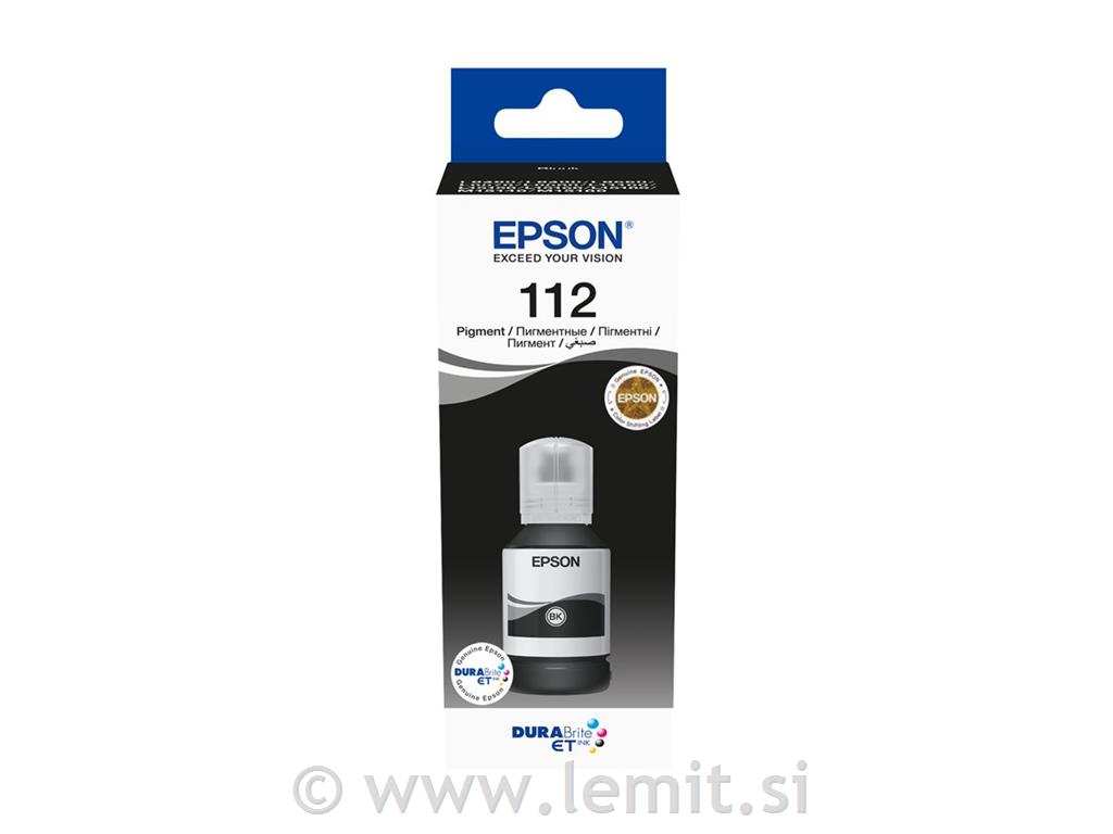 EPSON 112 črnilo, pigment črna, 127ml