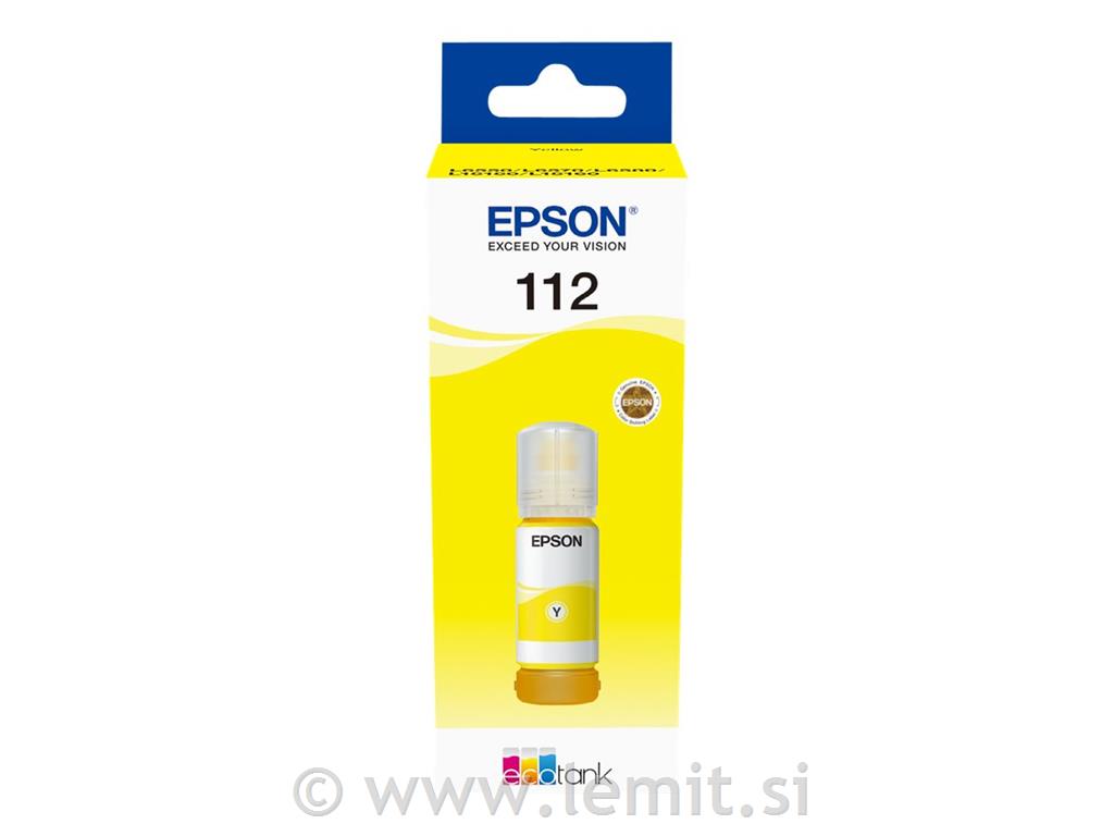 EPSON 112 EcoTank Pigm.Yell. ink flaška