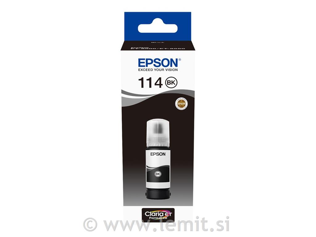 EPSON 114 črnilo, pigment črna, 70ml