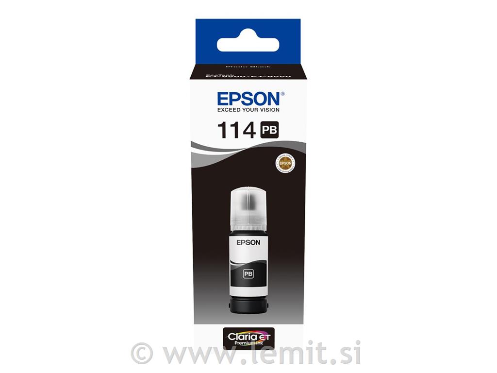 EPSON 114 črnilo, foto črna, 70ml
