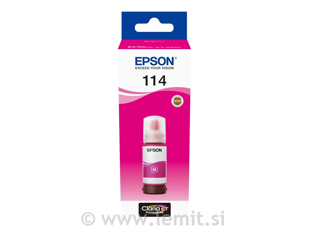 EPSON 114 črnilo, magenta, 70ml