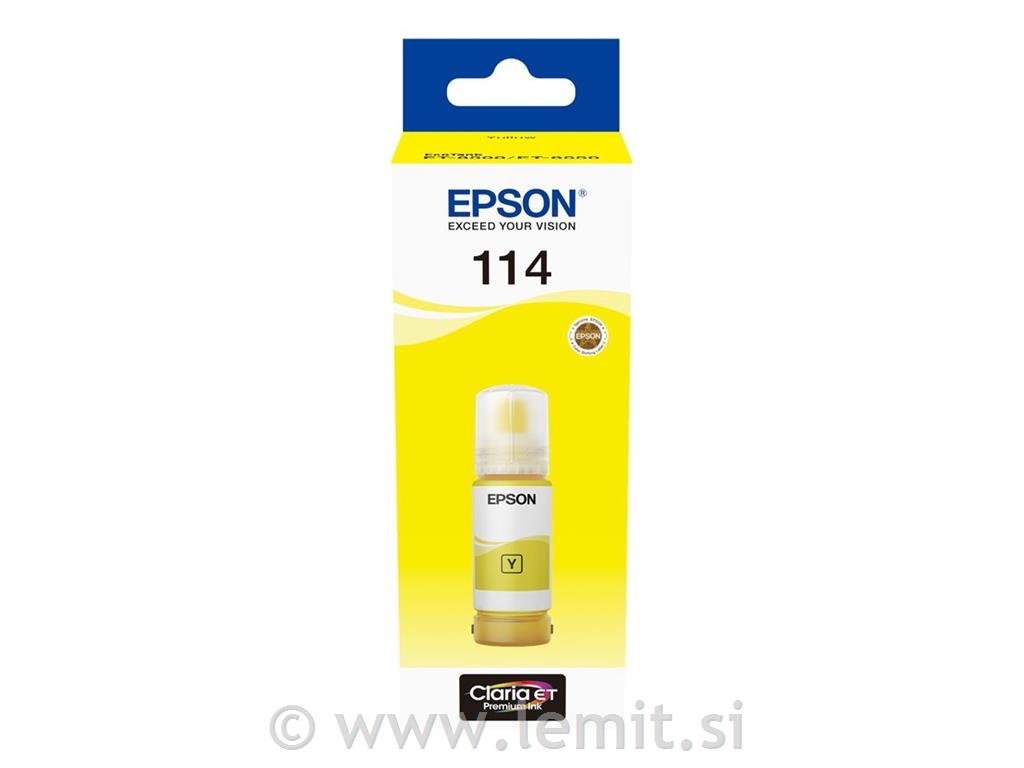 EPSON 114 črnilo, rumena, 70ml