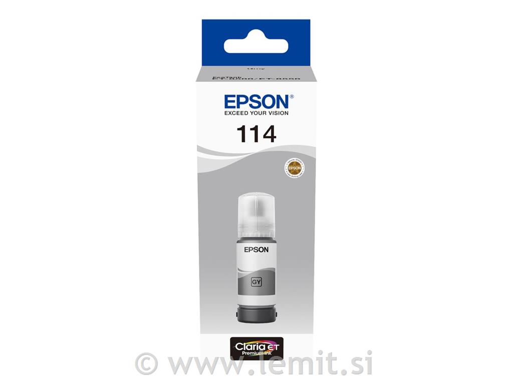 EPSON 114 črnilo, siva, 70ml