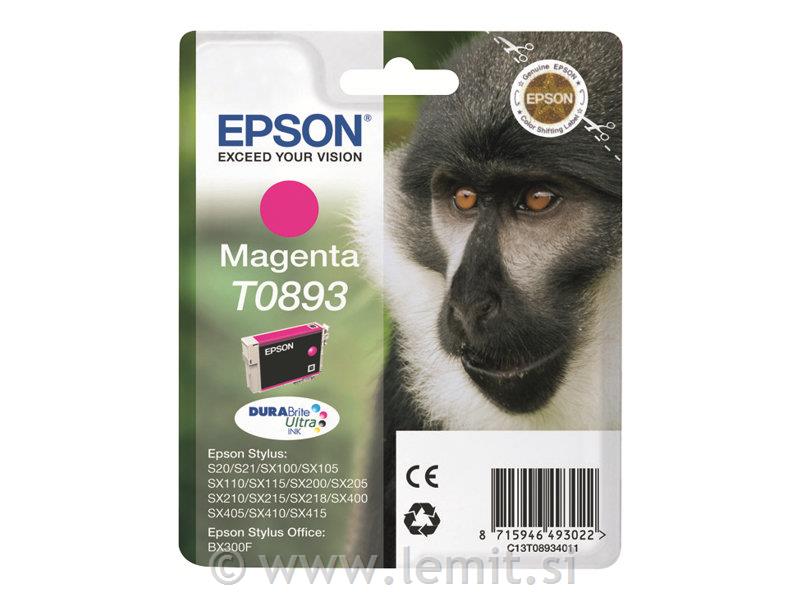EPSON T0893 kartuša, magenta, 3.5ml