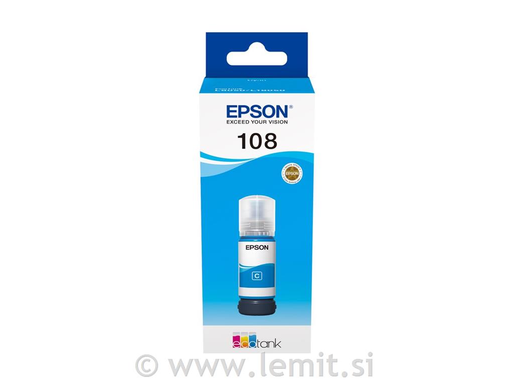 EPSON 108 črnilo, modra, 70ml