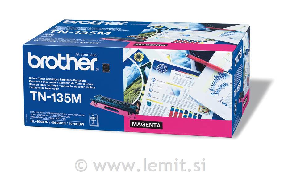 Brother Toner TN135M, magenta, 4.000str.