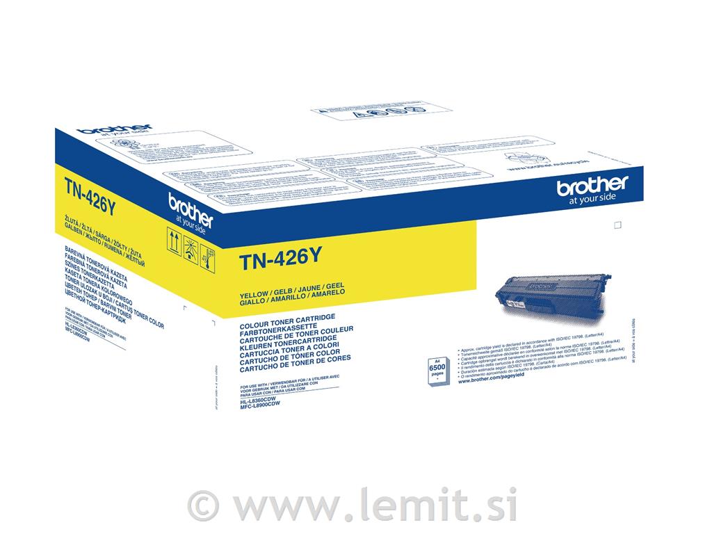 Brother Toner TN426Y, rumen, 6.500 str.