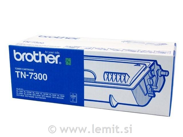 Brother Toner TN7300, črn, 3.000 strani