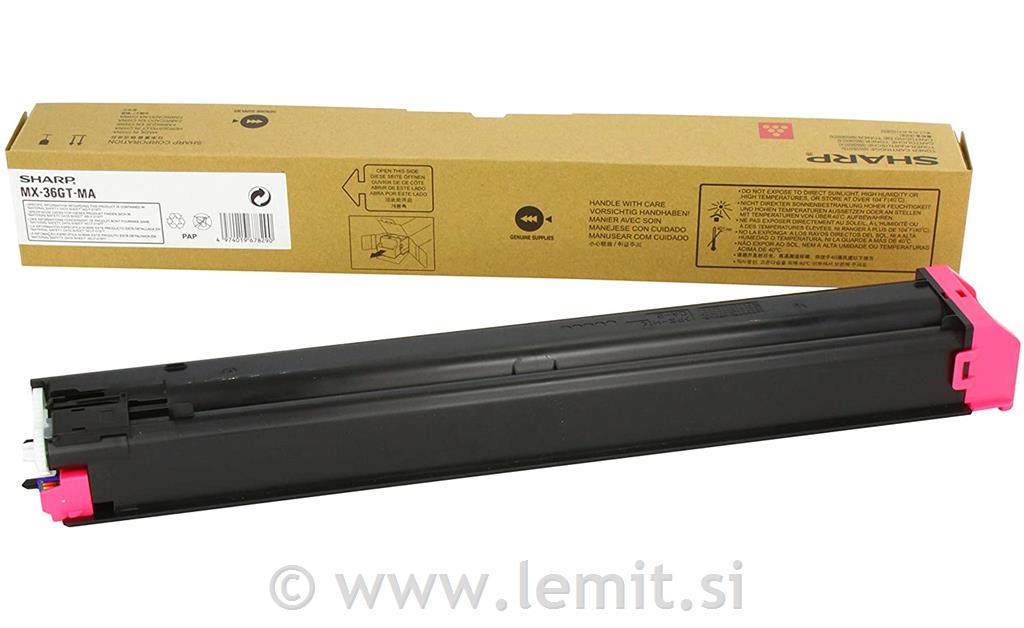 Toner SHARP MX36GTMA, magenta
