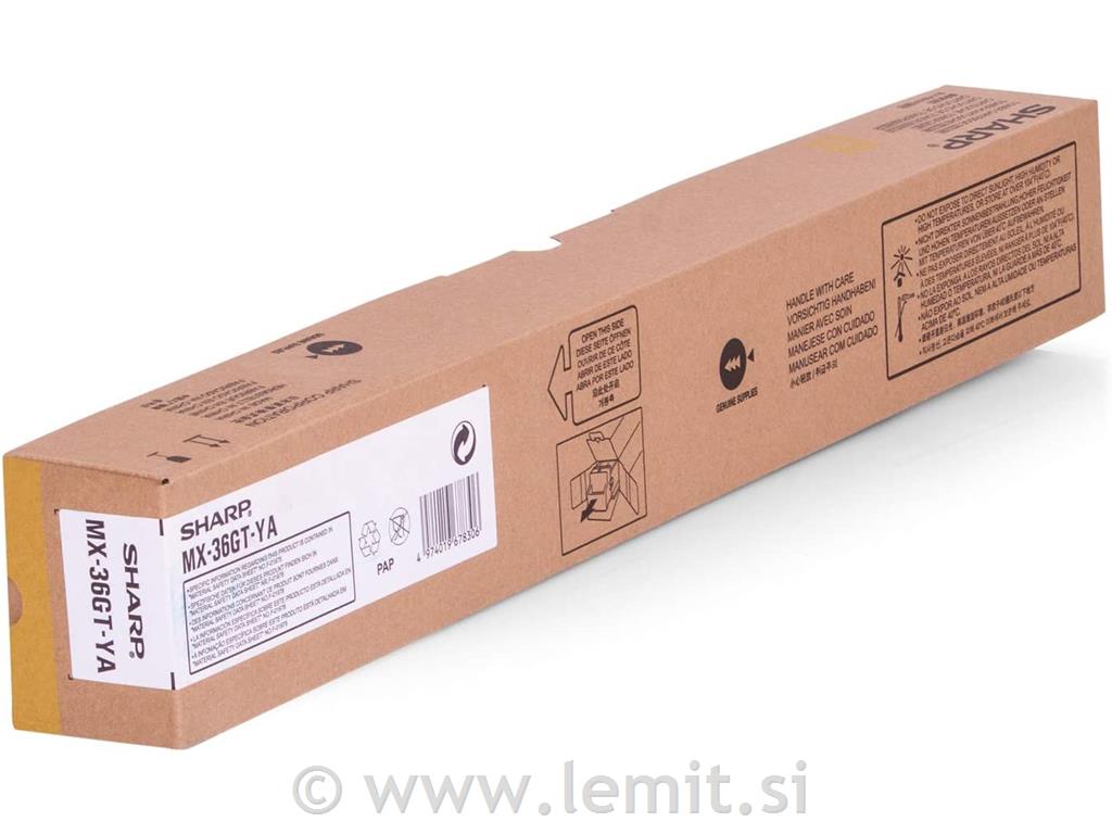 Toner SHARP MX36GTYA, yellow