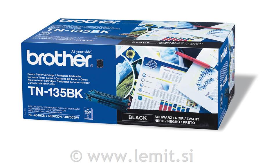 Brother Toner TN135BK, črn, 5.000 strani