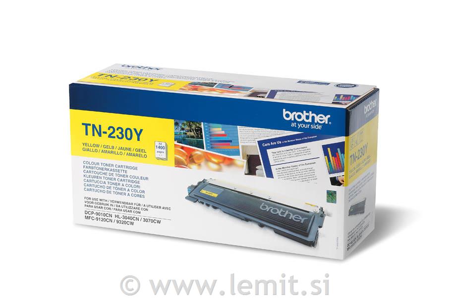 Brother Toner TN230Y, yellow, 1.400 str.