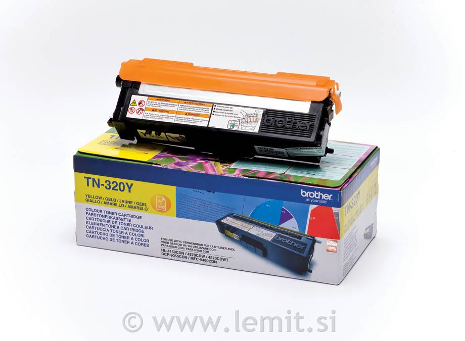 Brother Toner TN320Y, yellow, 1.500 str.