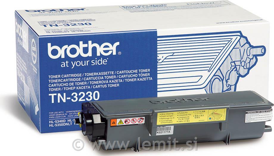 Brother Toner TN3230, črn, 3.000 strani