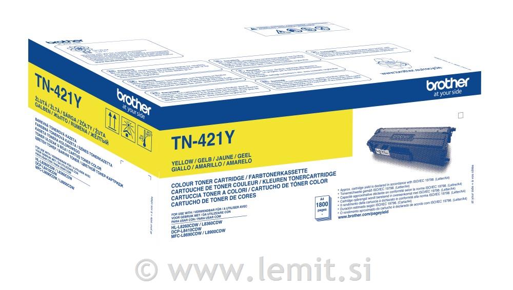 Brother Toner TN421Y, yellow, 1.800 str.