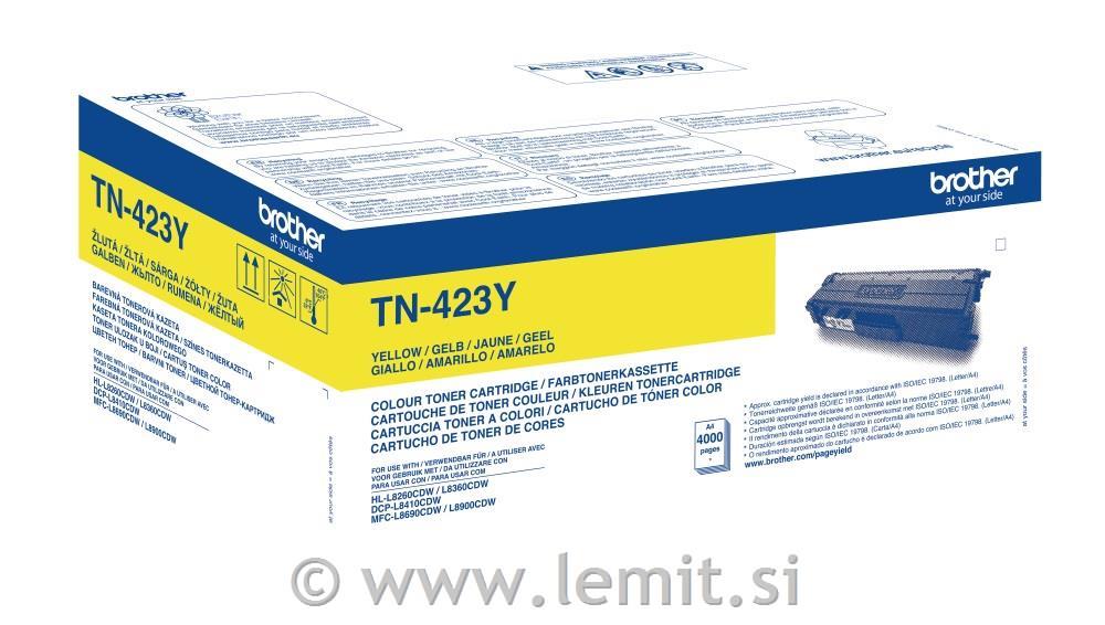 Brother Toner TN423Y, yellow, 4.000 str.