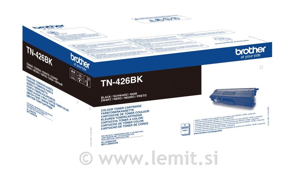 Brother Toner TN426BK, črna, 9.000 str.