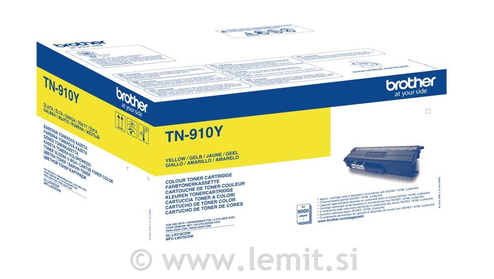 Brother Toner TN910Y, yellow, 9.000 str.