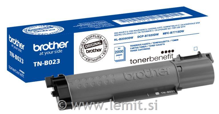 Brother Toner TNB023, črn