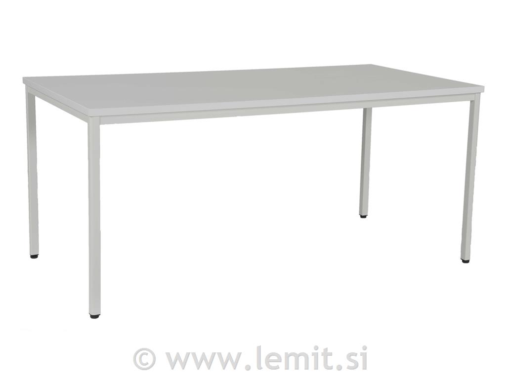 Miza standard 80x180 cm, siva