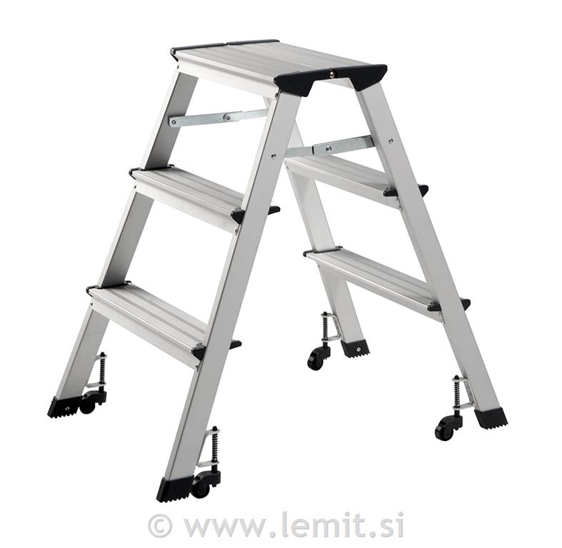 Aluminijasta lestev, tri stopnje