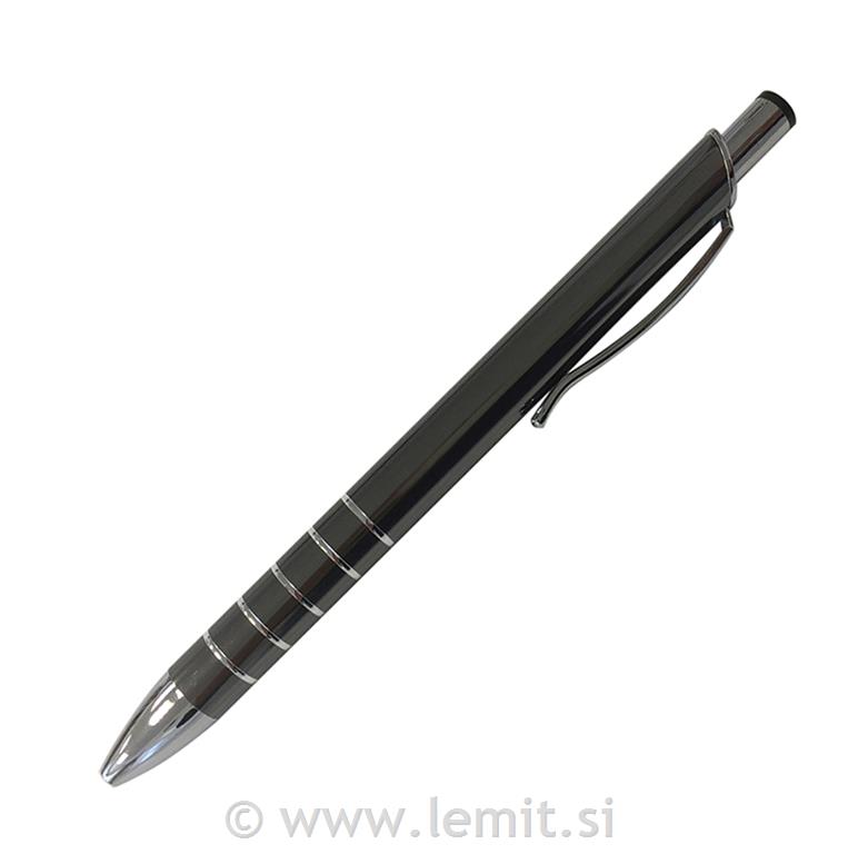 Kemični svinčnik kovinski siv 0,7mm