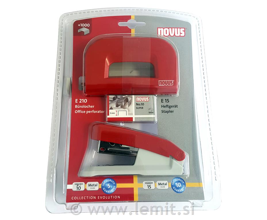 Komplet E 15/E 210 Blister rdeč