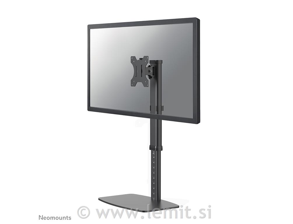 Gibljivo namizno stojalo za monitor črno
