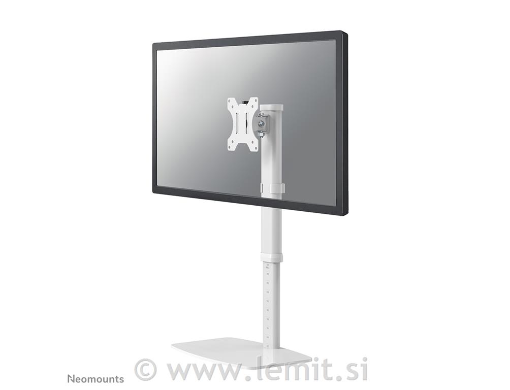 Gibljivo namizno stojalo za monitor belo