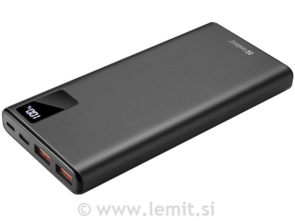 Sandberg Baterija Powerbank USB-A, USB-C