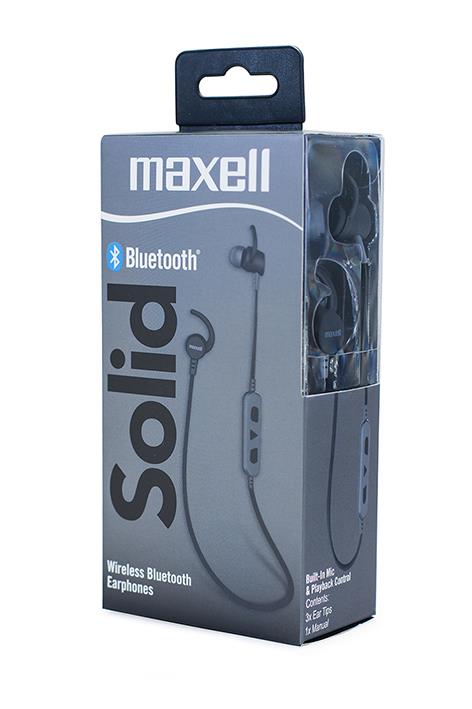 Brezžične Bluetooth slušalke SOLID črne