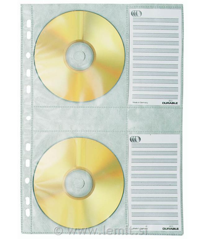 Vložne mape za CD A4 (5222), 5 kos
