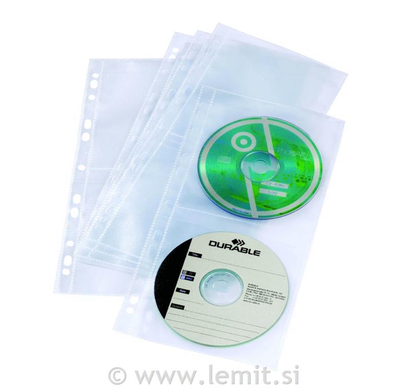 Vložne mape za CD/DVD (5282), 5 kosov