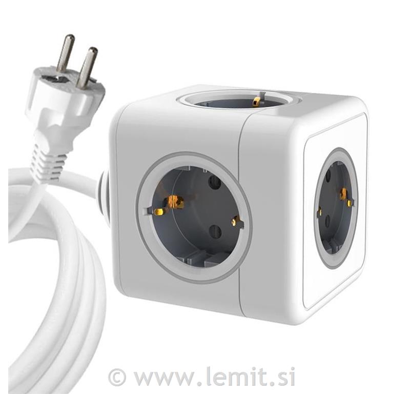 Razdelilnik PowerCube, 5 vtičnic 1,5m