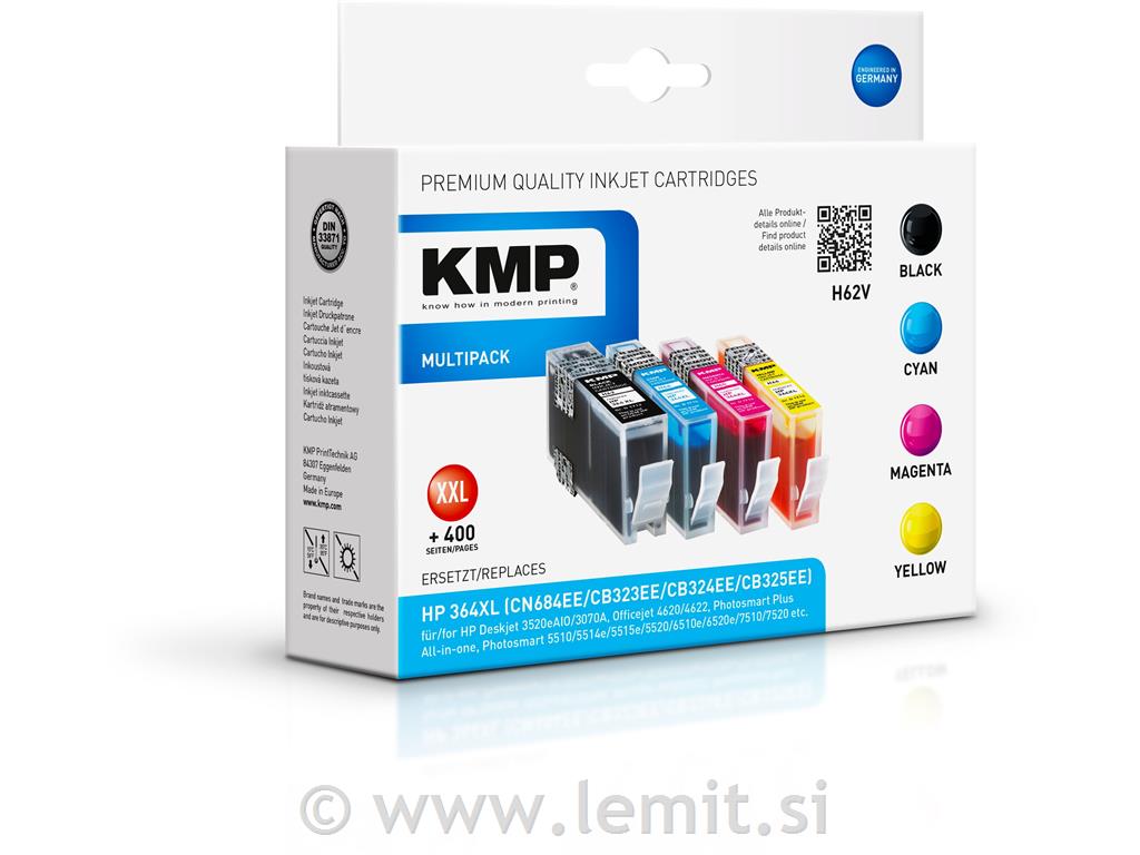 Kartuša KMP HP 364XL, komplet
