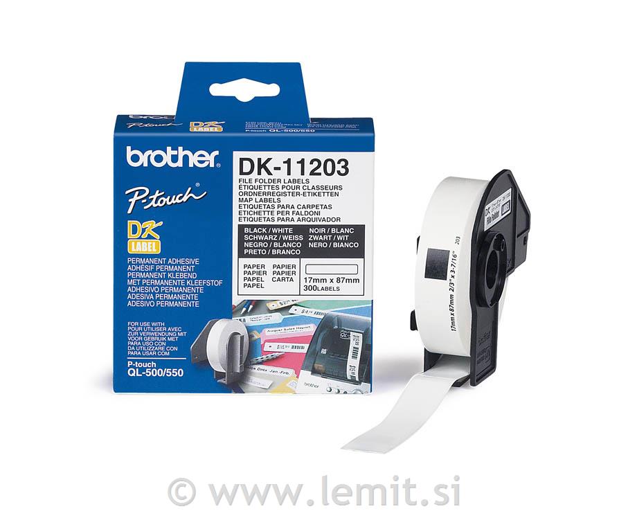 Brother Termo nalepka 17x87mm (300)