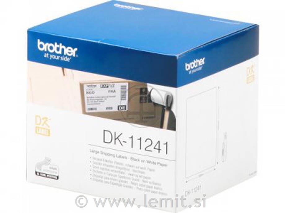 DK11241 Večje etikete (102 mm x 152 mm)