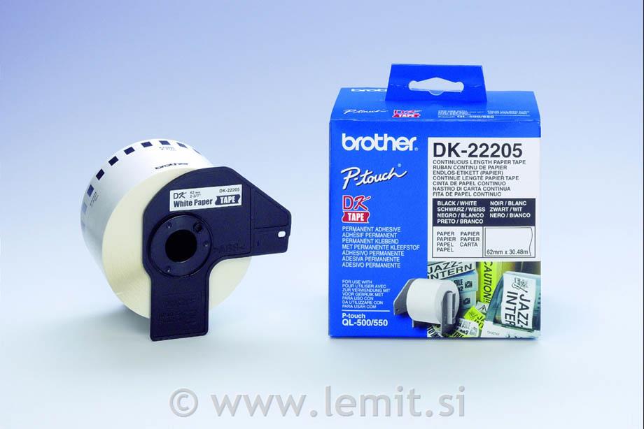 Brother Termo nalepka 62mm x 30,48m