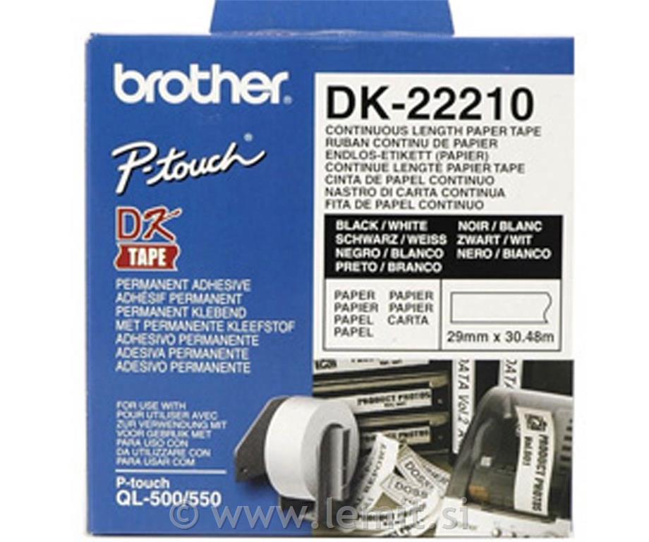Brother Termo nalepka 29mm x 30,48m