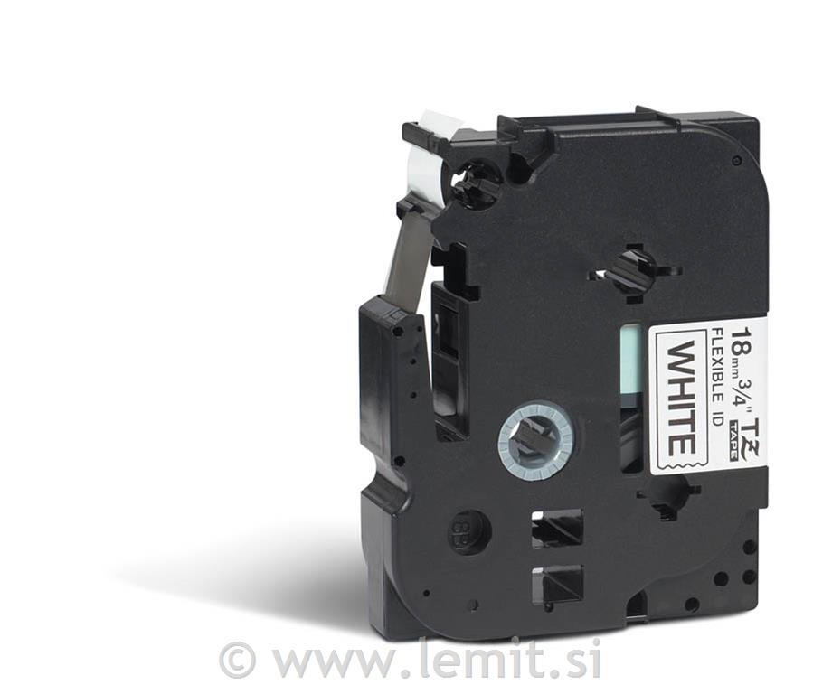 TZEFX241 Flexi bel/črn 18mm, za PT