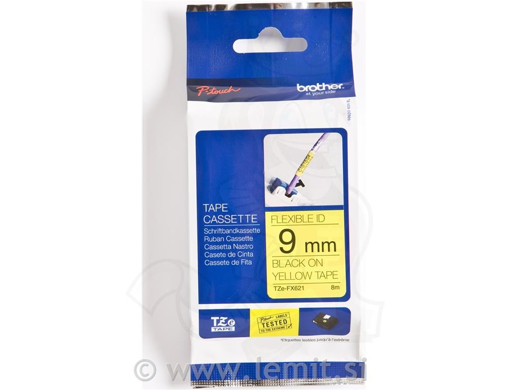 TZEFX621 Flexi rumen/črn 9mm, za PT