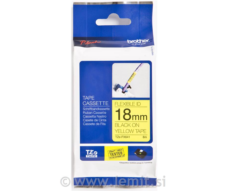 TZEFX631 Flexi rumen/črn 12mm, za PT