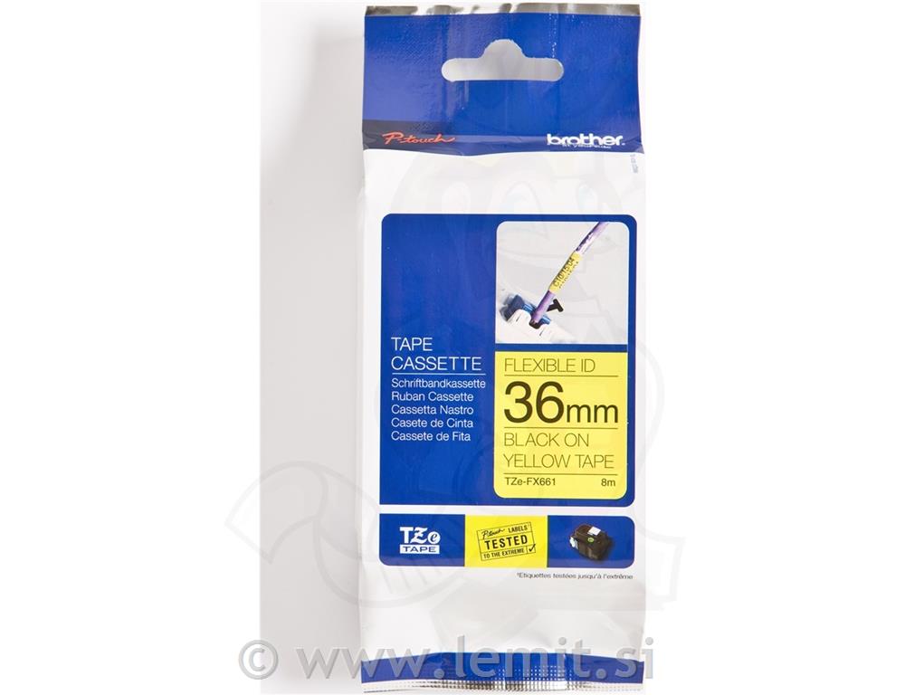TZEFX661 Flexi rumen/črn 36mm, za PT