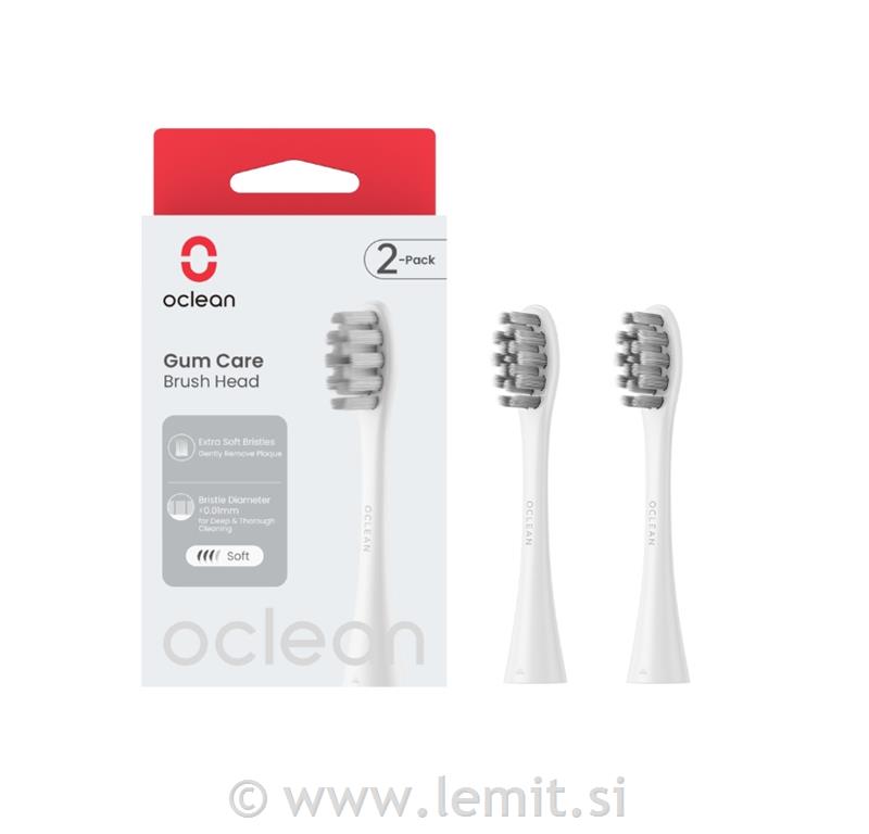 Oclean Nastavek Gum Care - 2 kos Bela