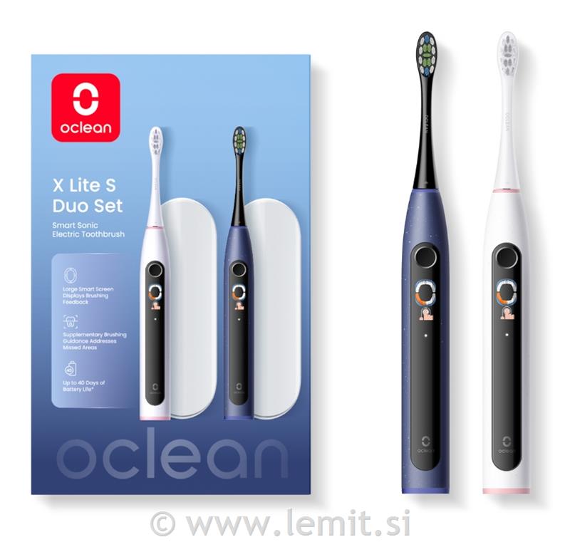 Oclean Električna zobna ščetka X LiteSet