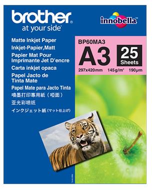 Brother Foto papir mat A3, 25 listov